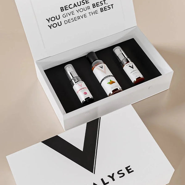 Vitalyse corporate gift box with Pain Relief Oil, Rose Water, and Coconut Oil for employee gifts Pakistan