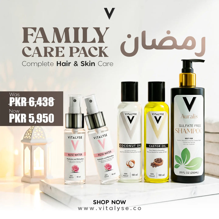 Family Ramadan Care Pack - Complete Hair & Skin for Everyone | Vitalyse