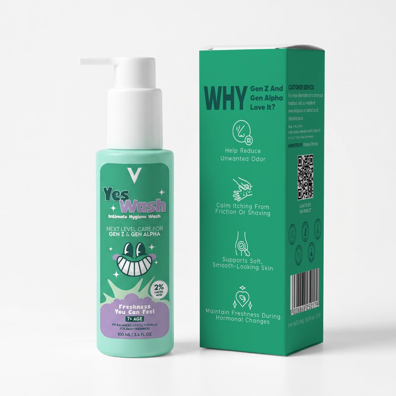 YesWash - Personal Hygiene Wash