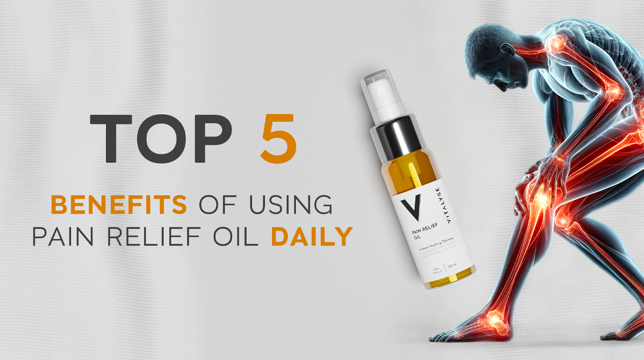 Top 5 Benefits of Using Pain Relief Oil Daily